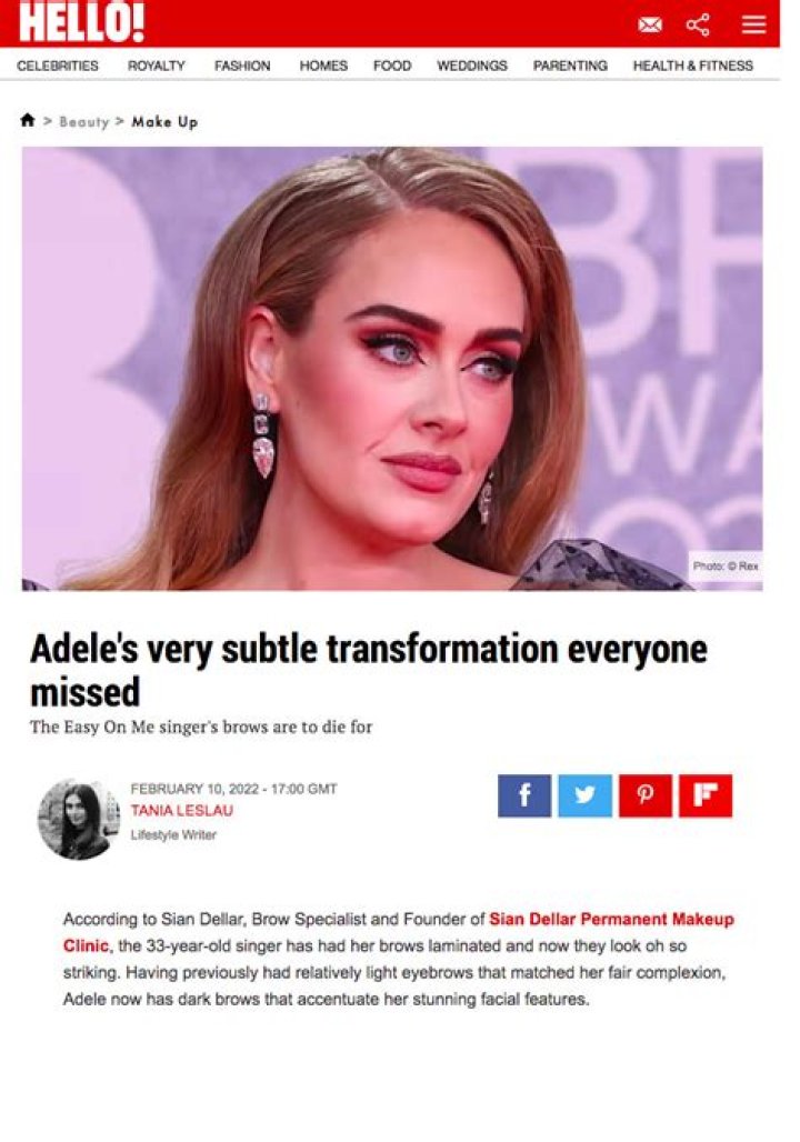 Adele's very subtle transformation everyone missed