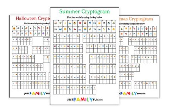 What is a cryptogram example?